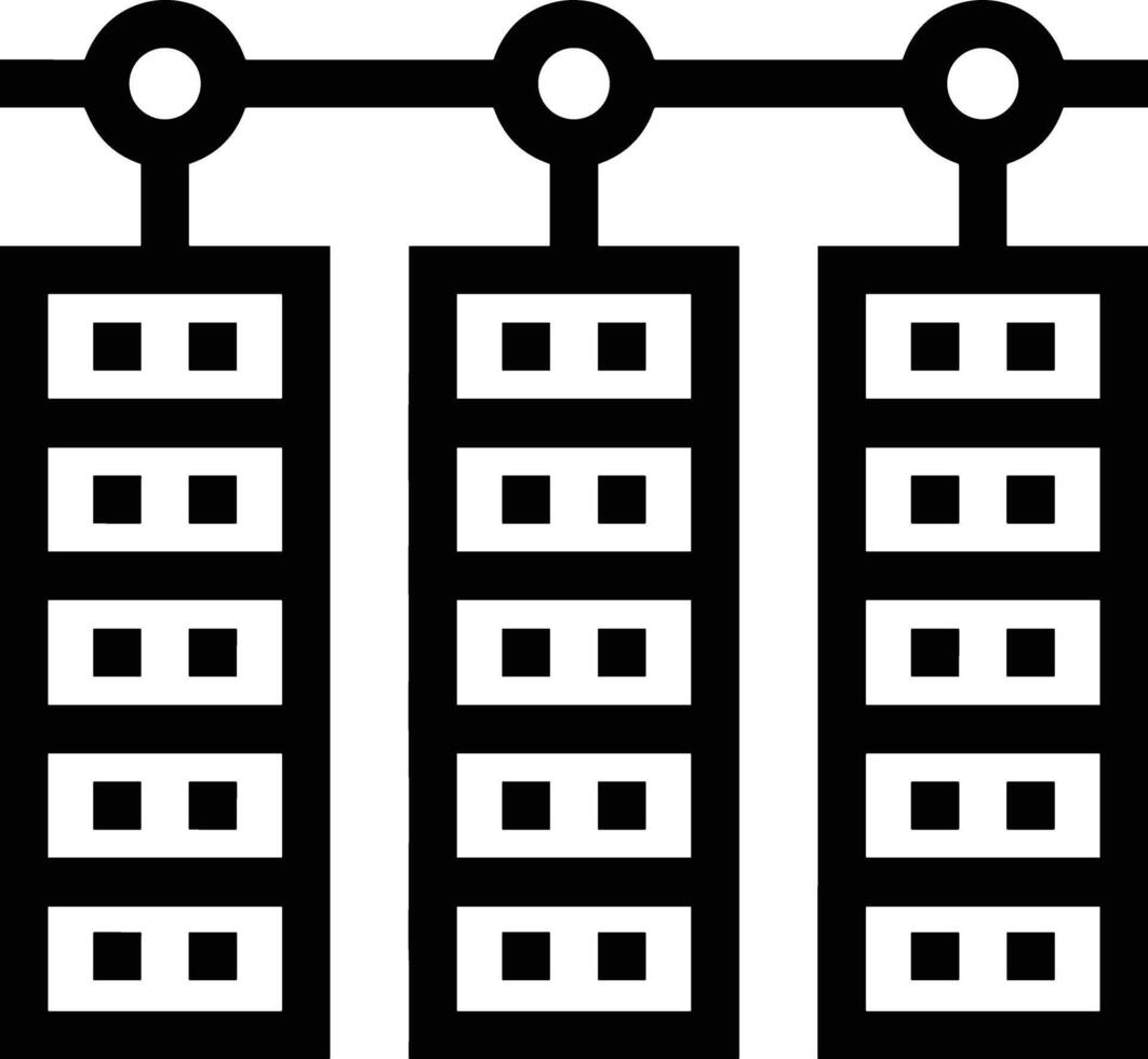 Storage data icon symbol image for database illustration vector