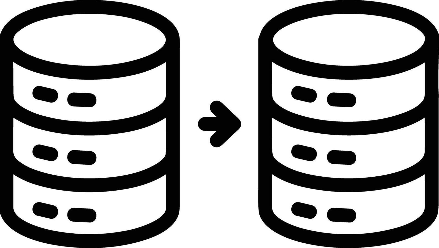 Storage data icon symbol image for database illustration vector