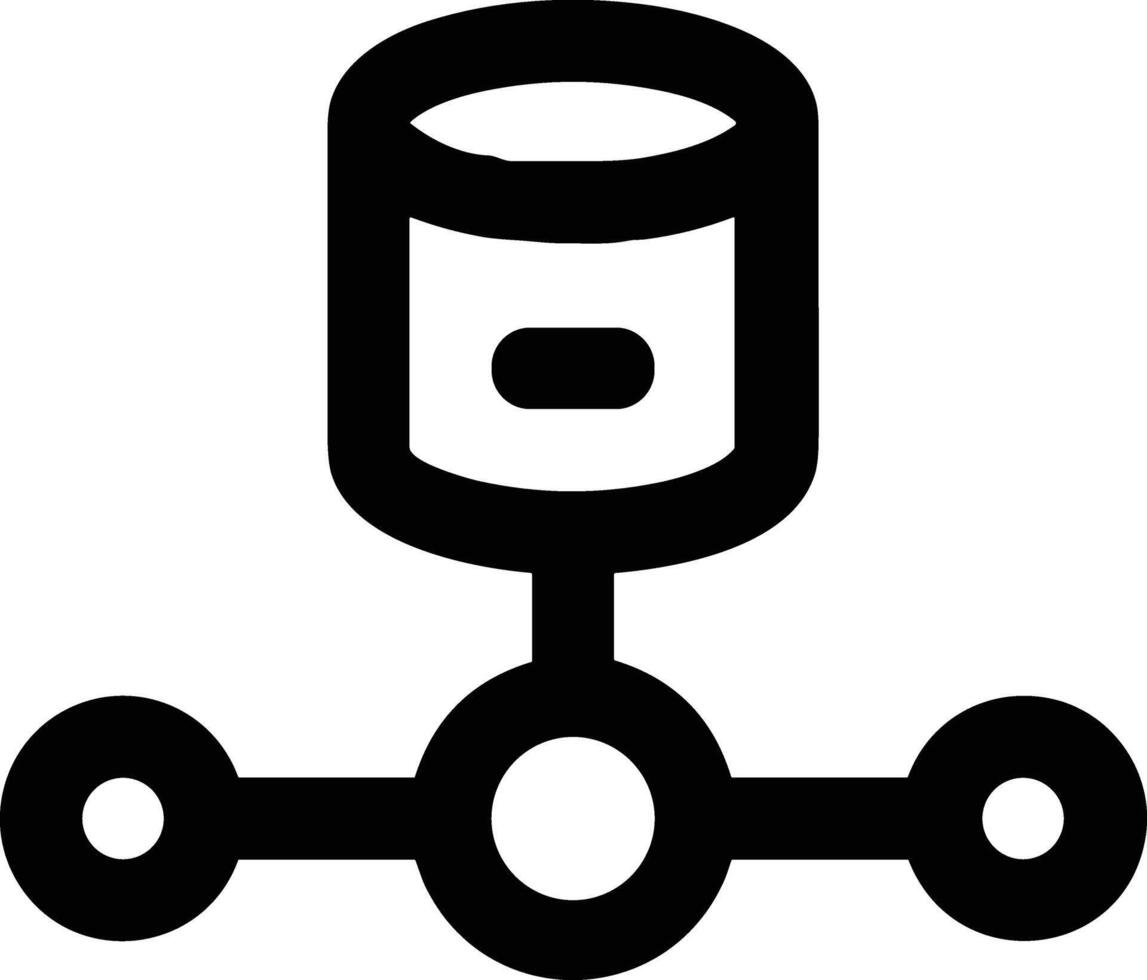 Storage data icon symbol image for database illustration vector