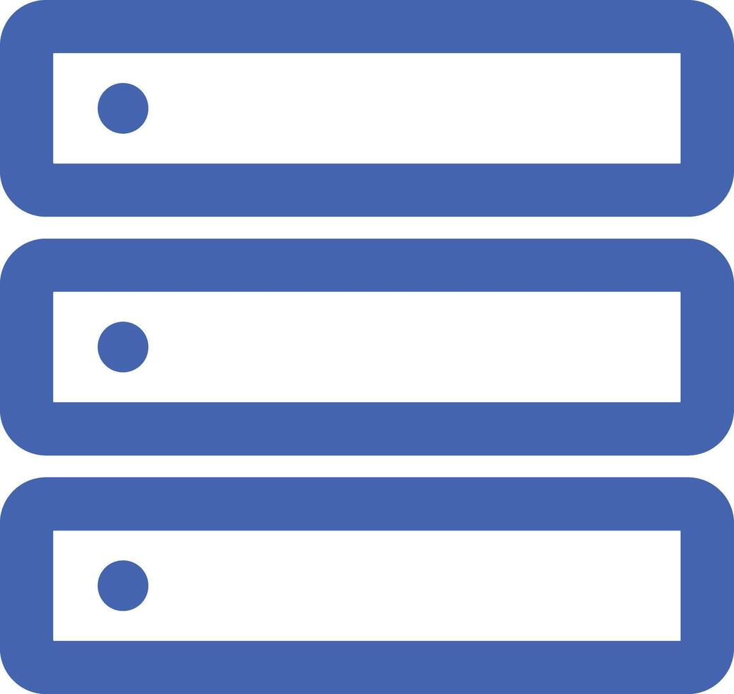 Storage data icon symbol image for database illustration vector