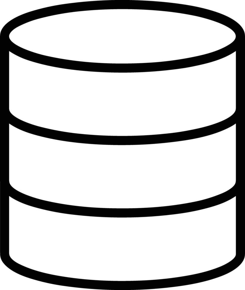 Storage data icon symbol image for database illustration vector