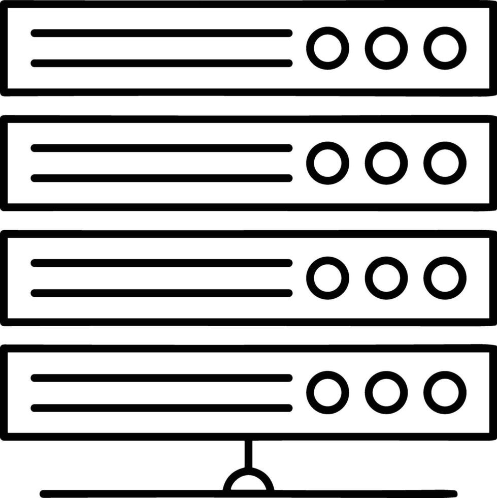 Storage data icon symbol image for database illustration vector