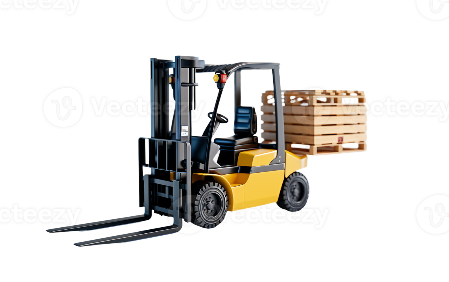 Forklift Operations on Transparent Background png