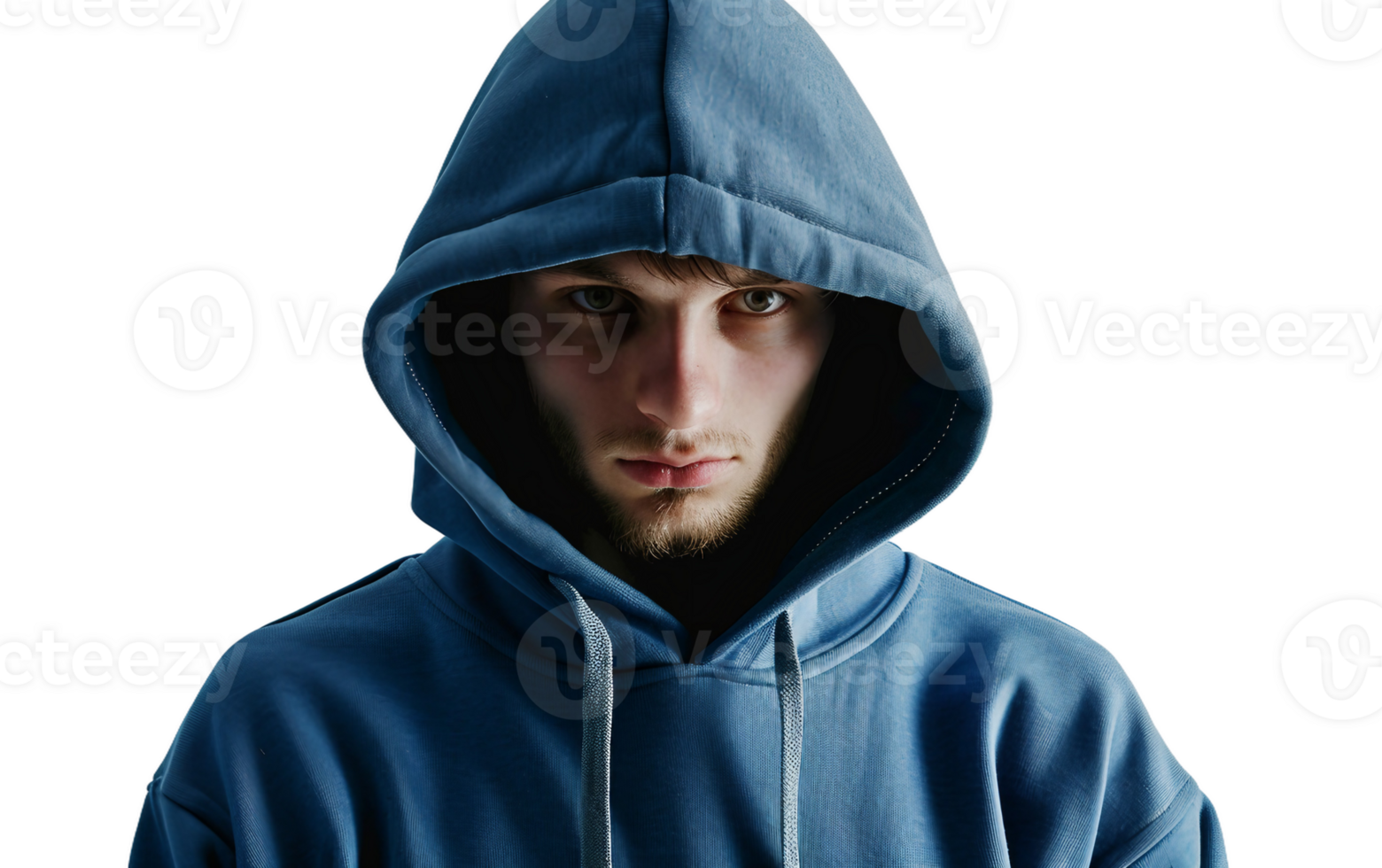 Blue Hoodie on Transparent Background png