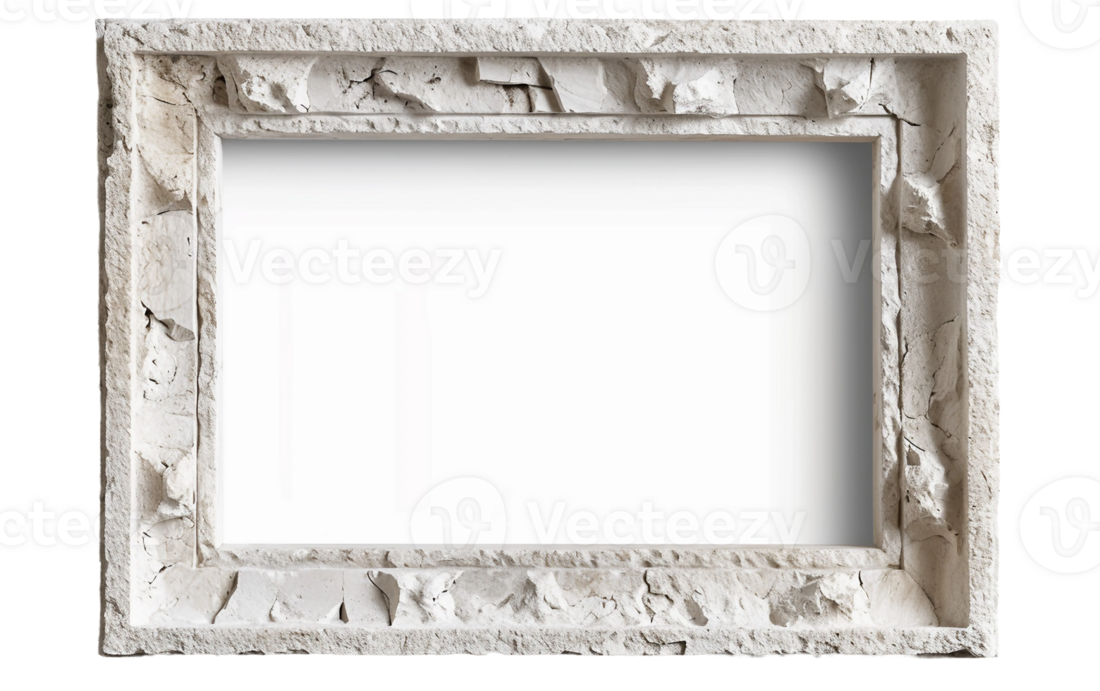 Limestone Photo Frame on Transparent Background png