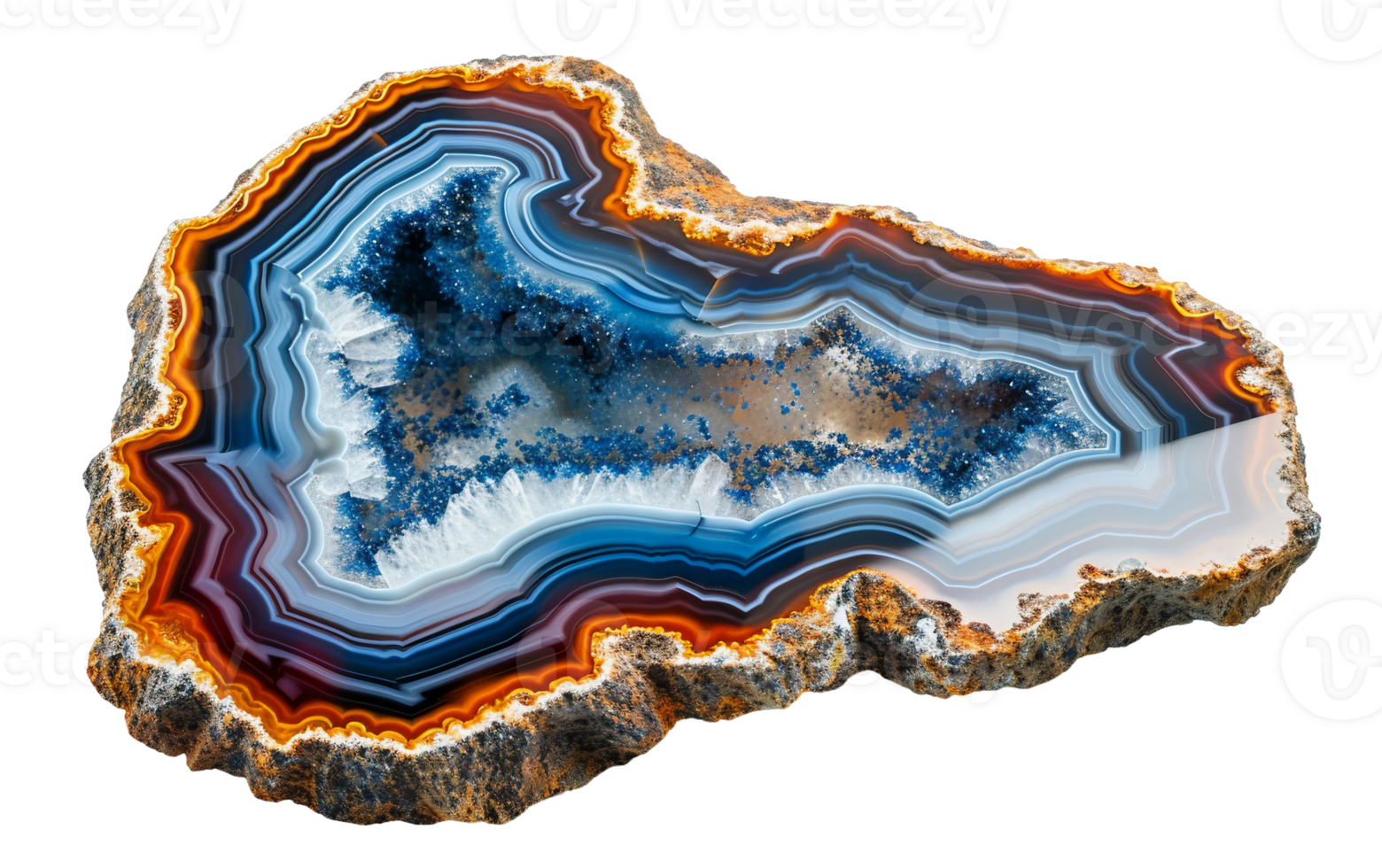 Agate Mirror on Transparent Background png