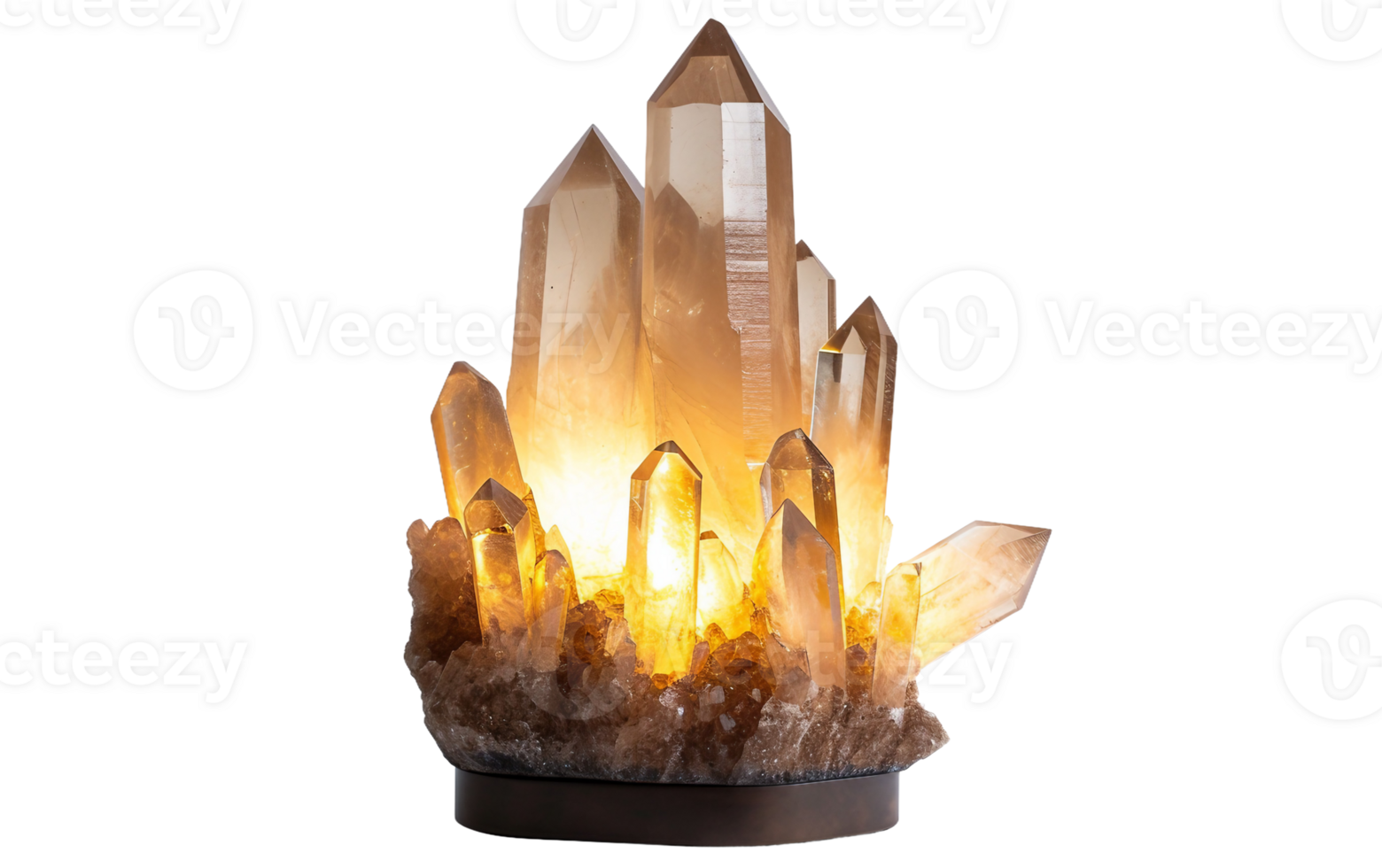 Quartz Table Lamp on Transparent Background png