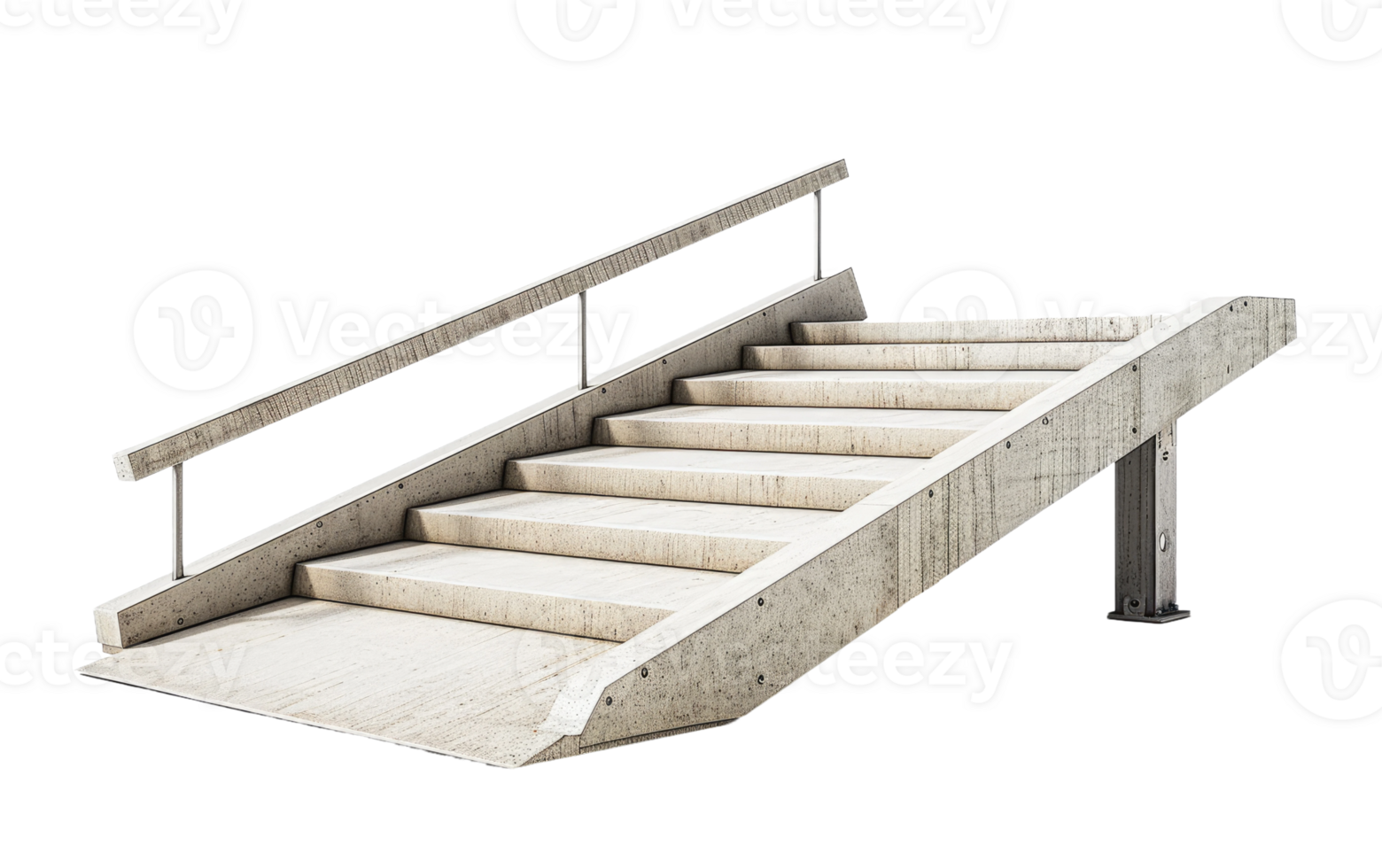 Platform Ramp on white background png