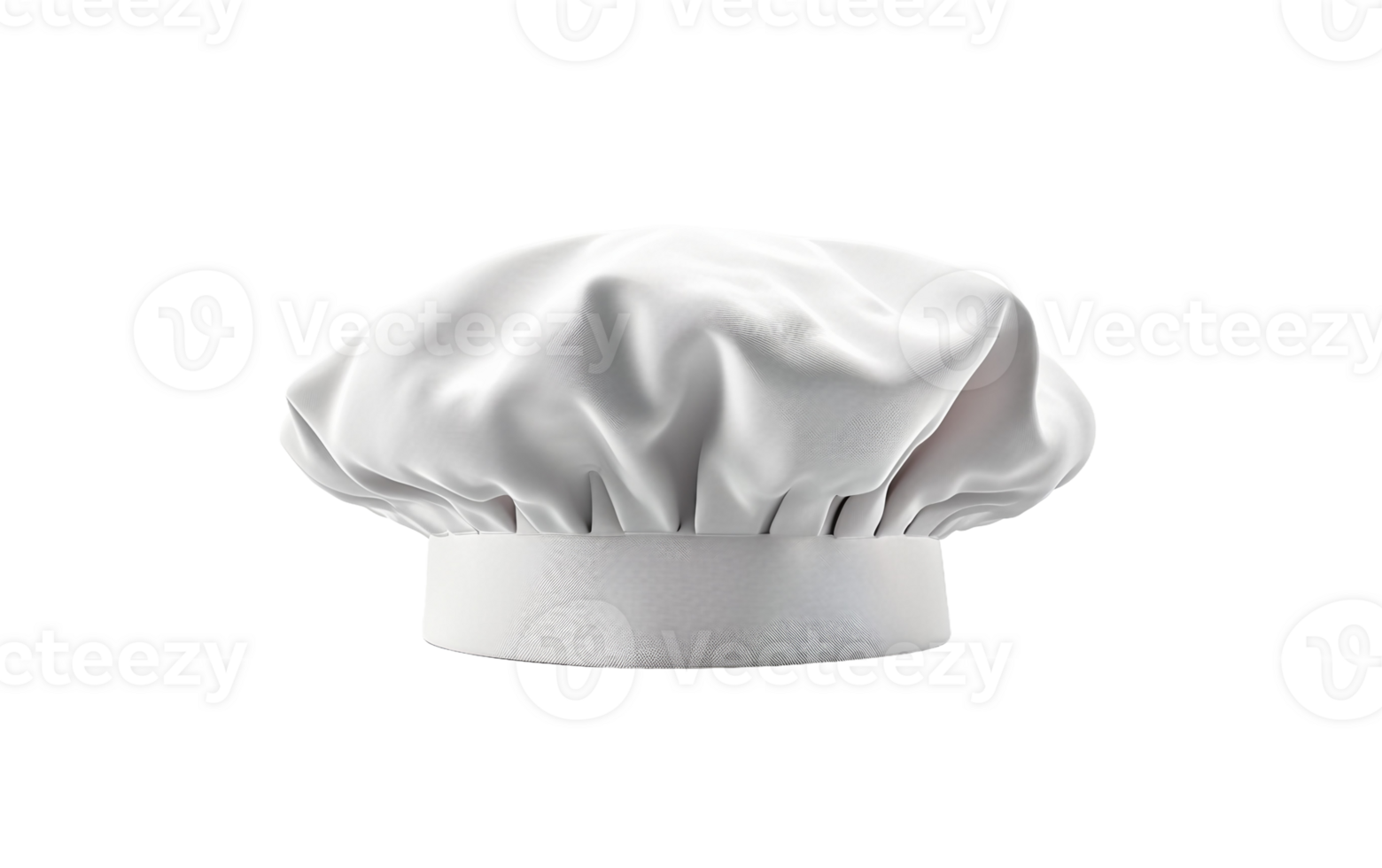 Weiß Koch Hut auf transparent Hintergrund png