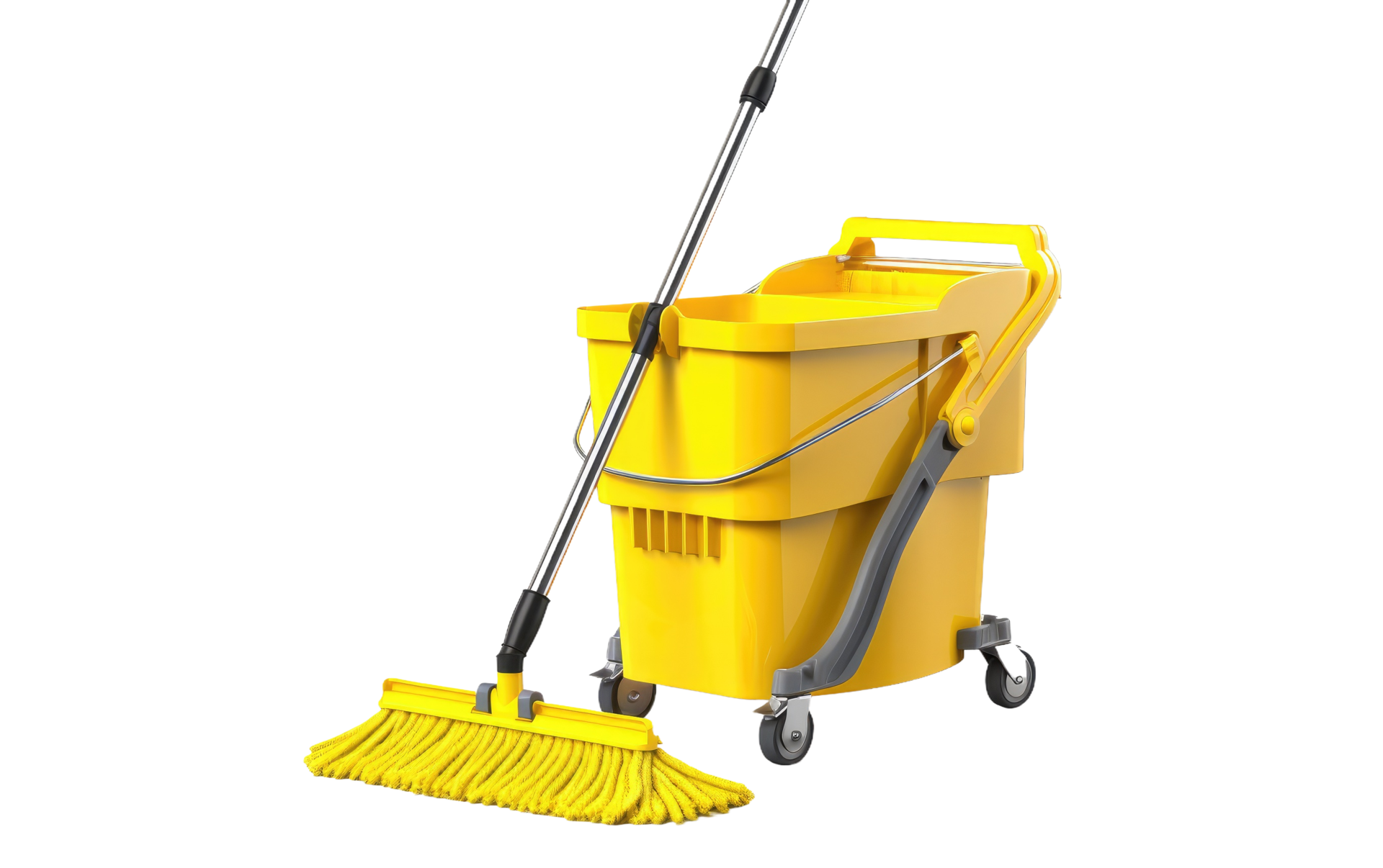Realistic Mop Bucket On Transparent Background 44013357 PNG