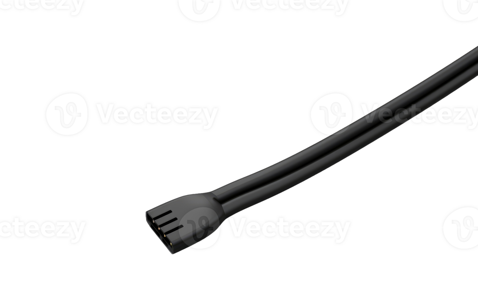 Rubber Cable Tie on Transparent Background png