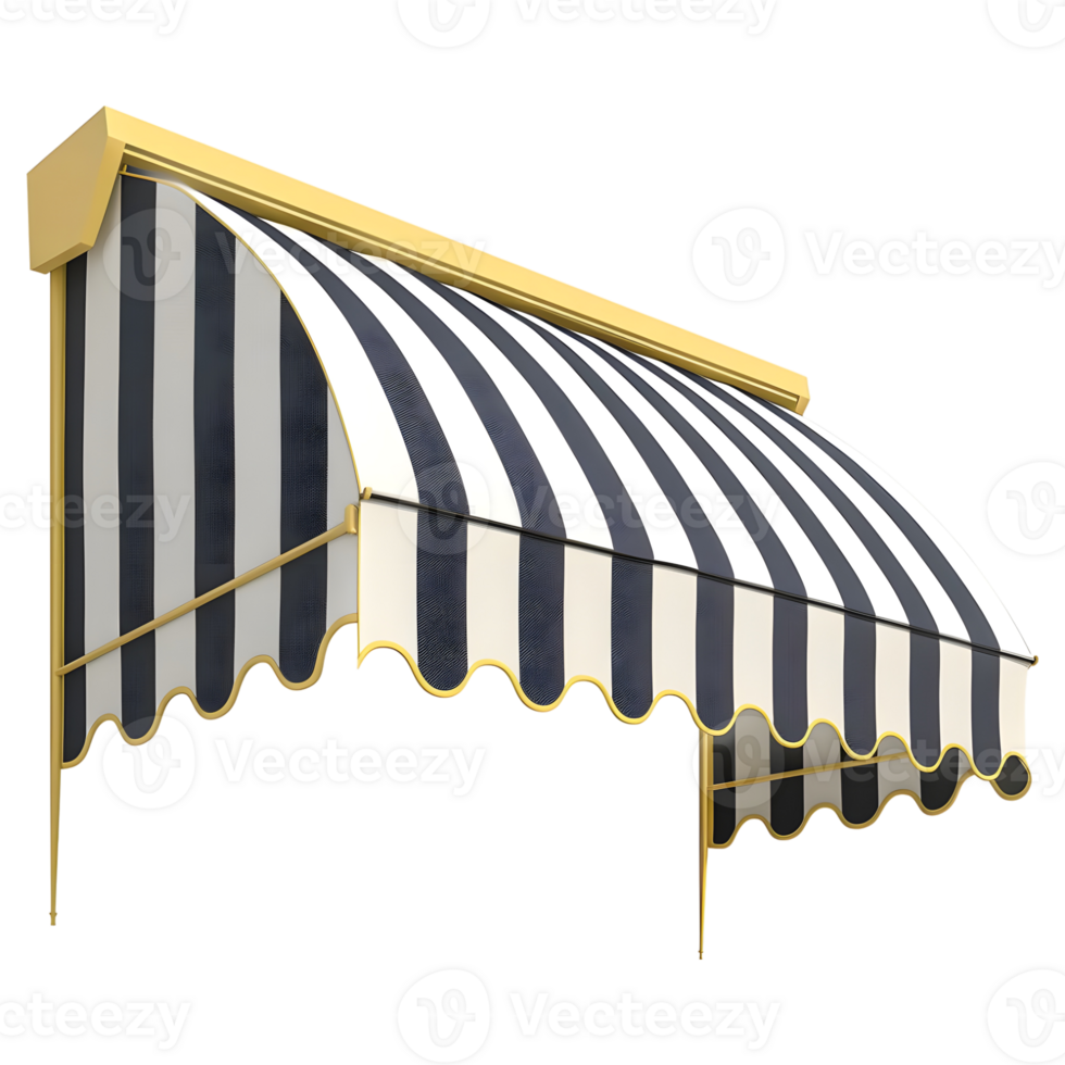 3D Rendering of a Shop Outside Shed on Transparent Background png