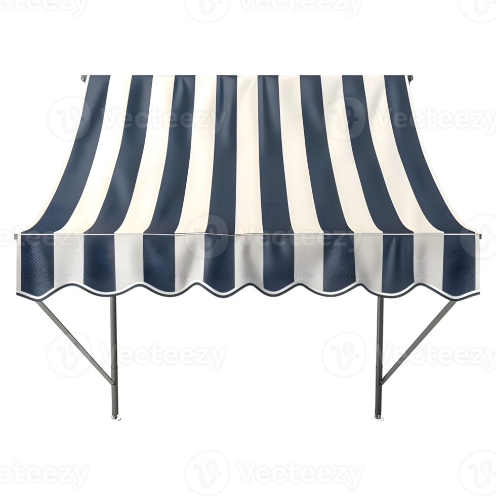 3D Rendering of a Shop Outside Shed on Transparent Background png