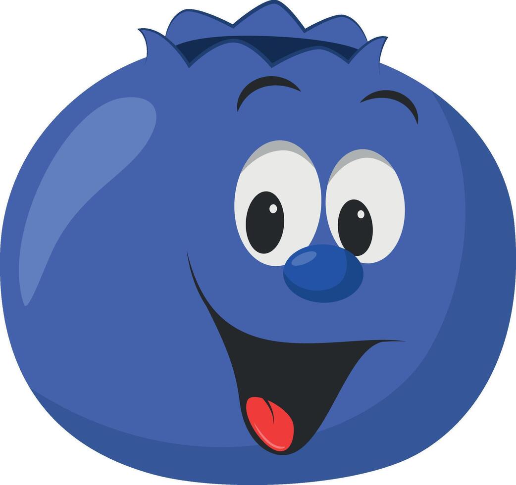 Fruits Characters Collection. illustration of a funny and smiling cranberry character. vector