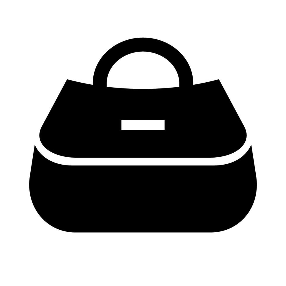 Large bag icon. Baggage. vector