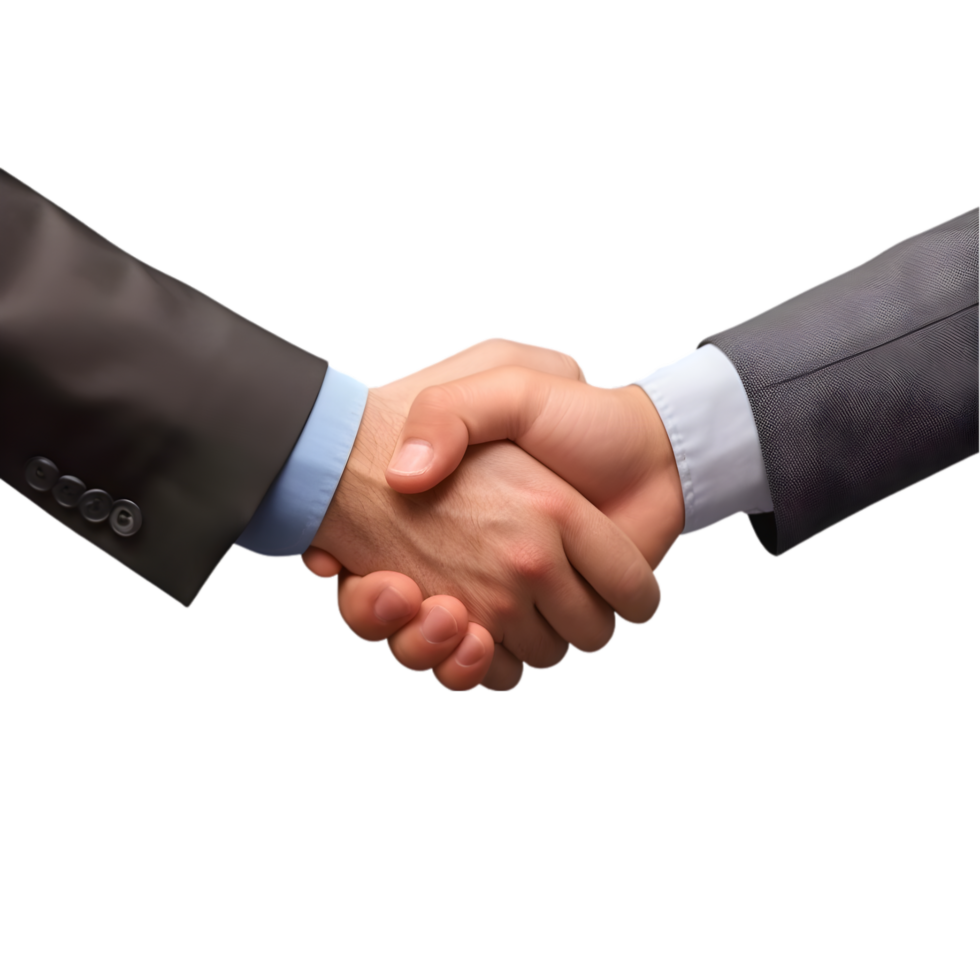 AI generated business handshake png