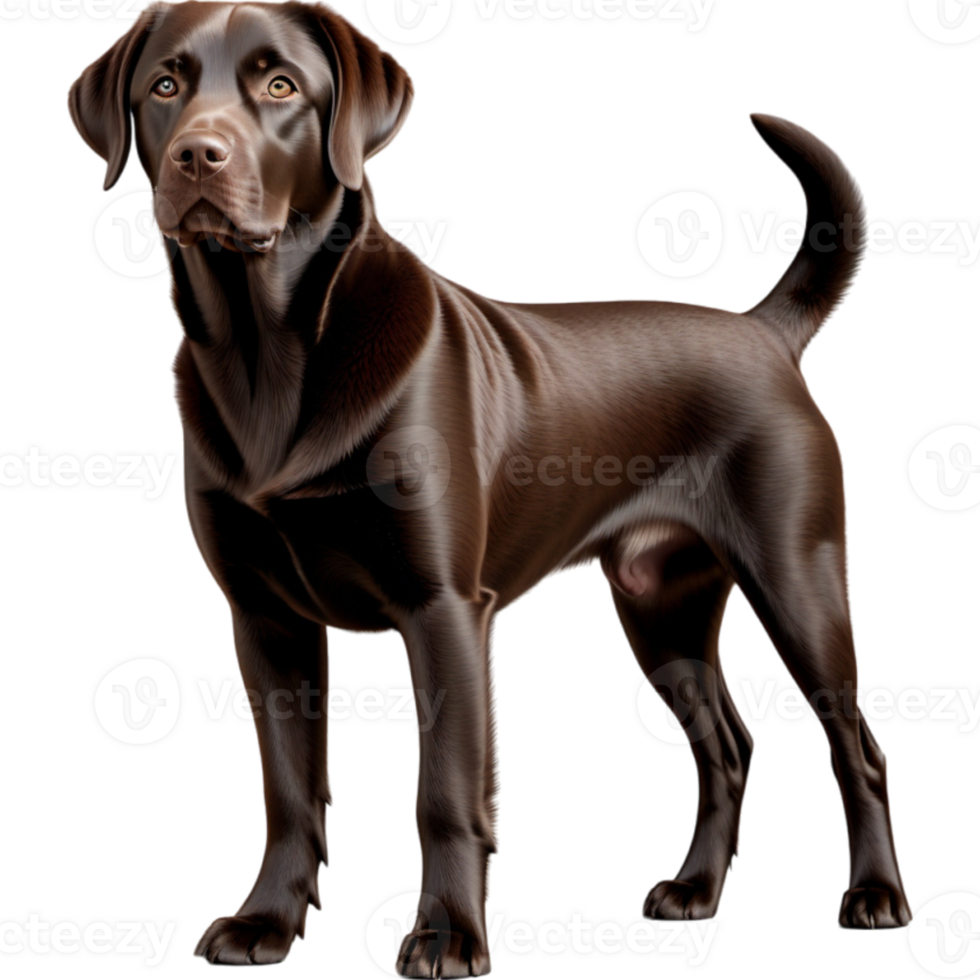 AI generated Labrador Dog With Shorthair png