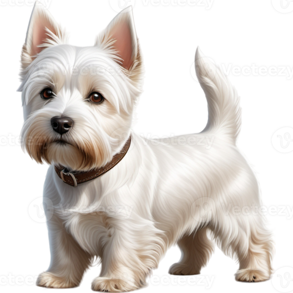 AI generated Charming dog with shorthair png
