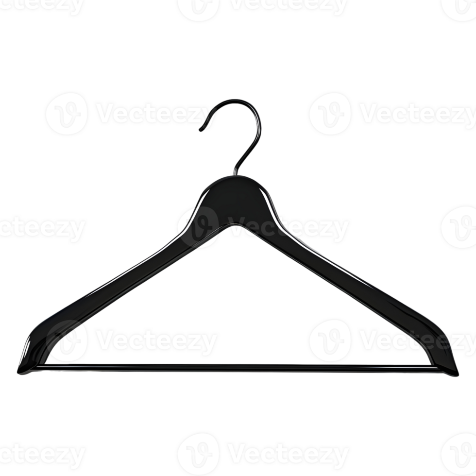 3D Rendering of a Cloth Hanger for Cupboard on Transparent Background png