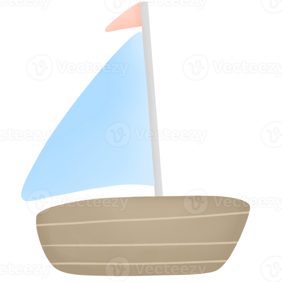 båt eller fartyg på en transparent bakgrund png