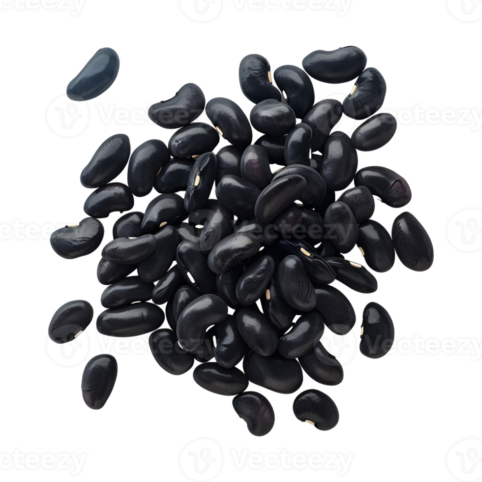 Black Beans on Transparent background png