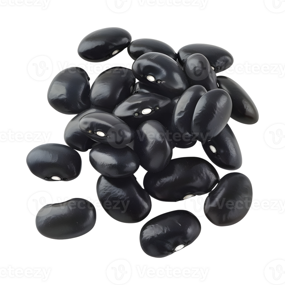 Black Beans on Transparent background png
