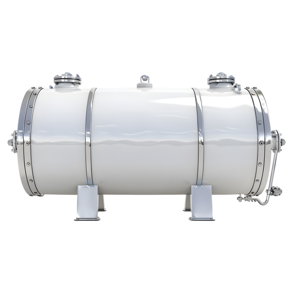 3D Rendering of a Gas Tank on Transparent Background png