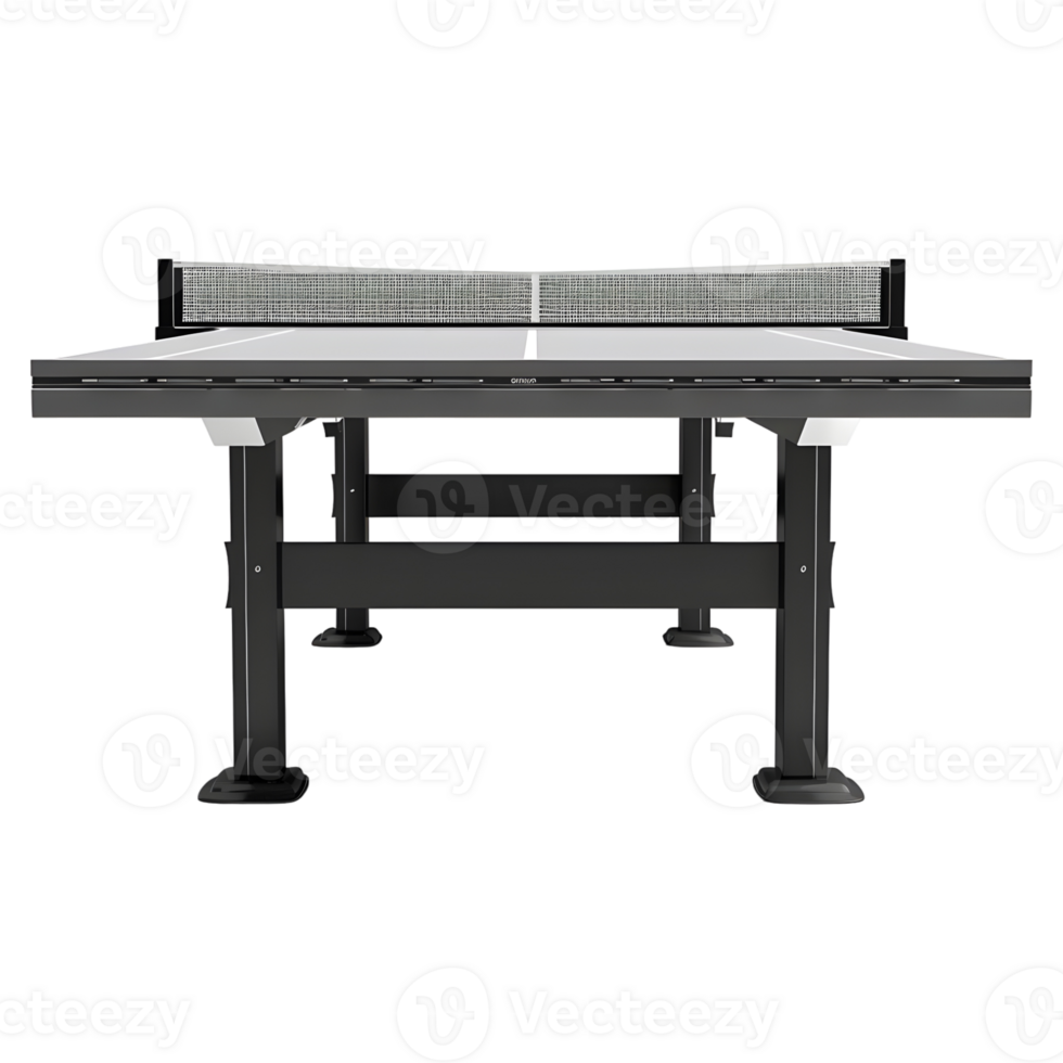 3D Rendering of a Table Tennis Table on Transparent Background png