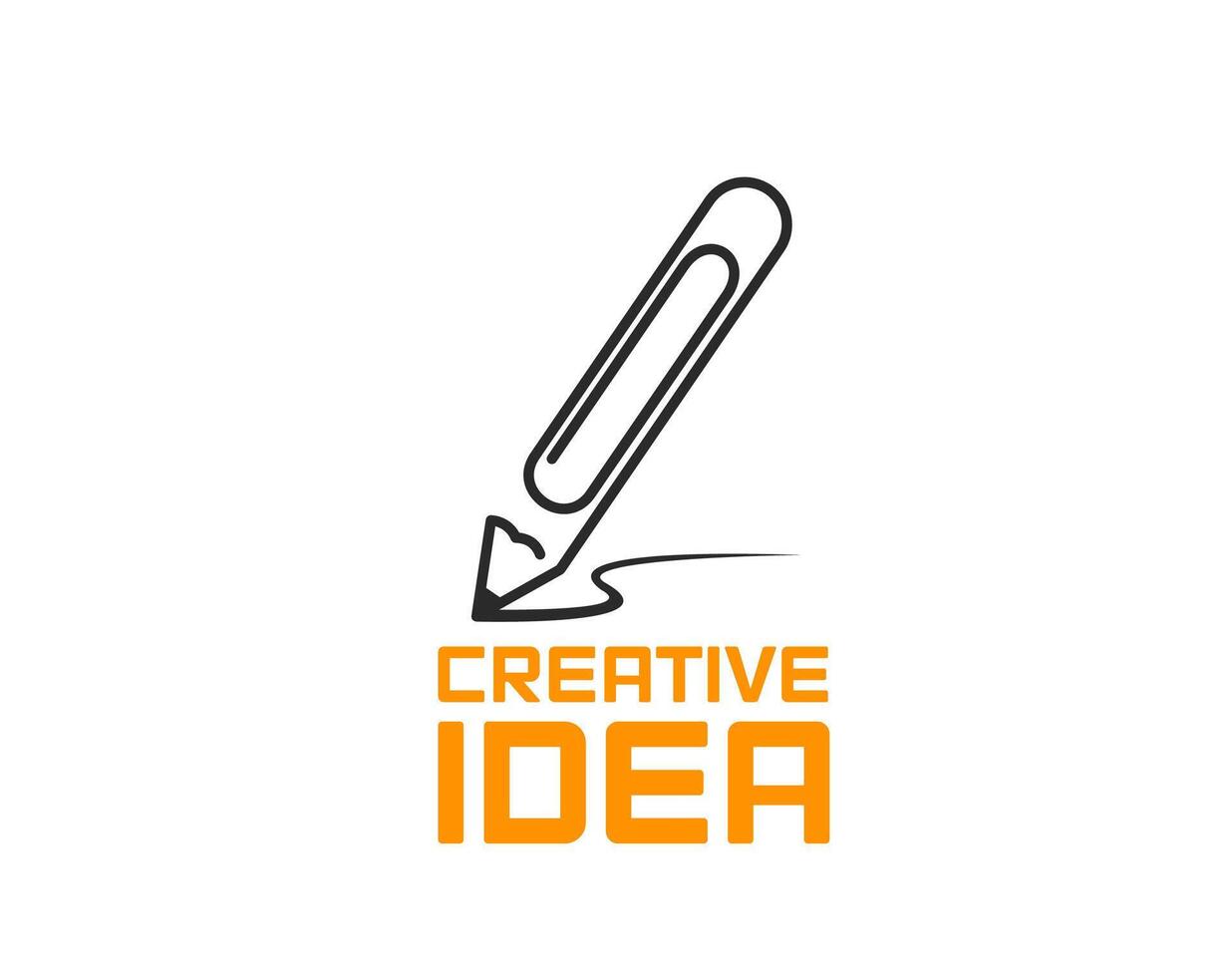 Design and education creative idea pencil icon vector