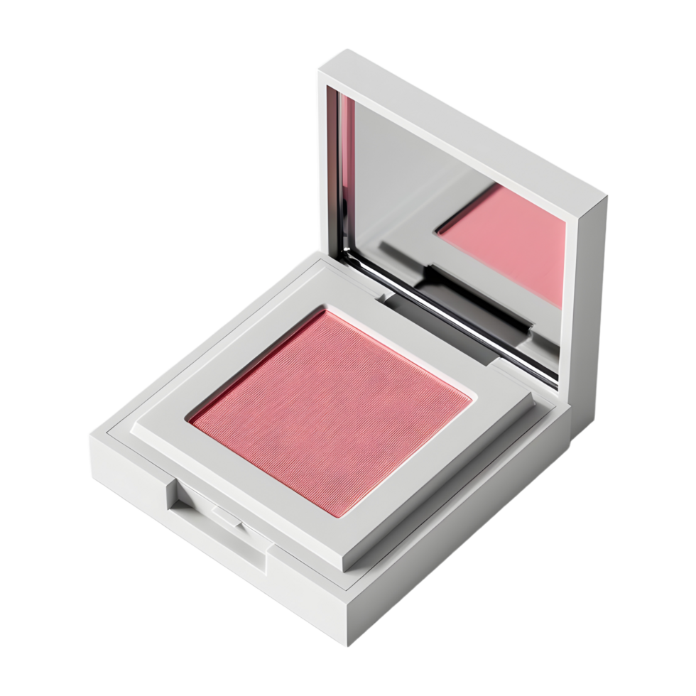 3D Rendering of a Makeup Face Blush on Transparent Background png