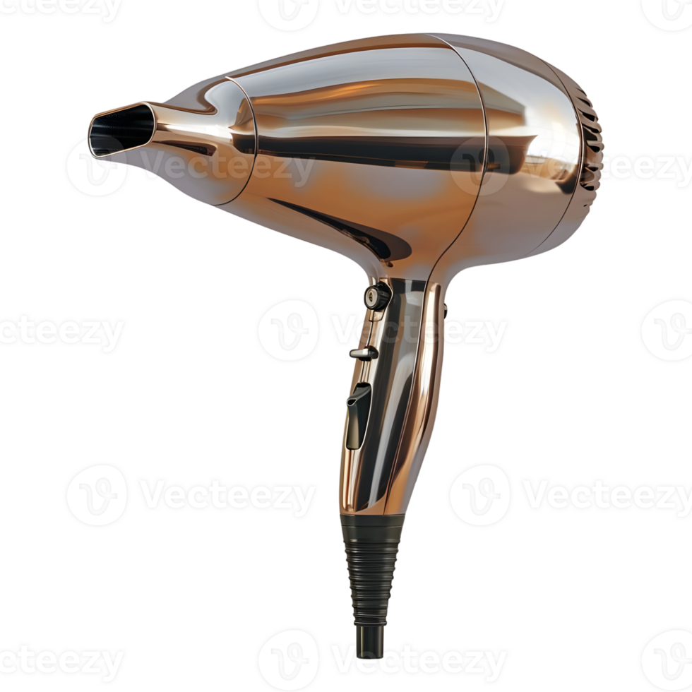 3D Rendering of a Hair Dryer on Transparent Background png