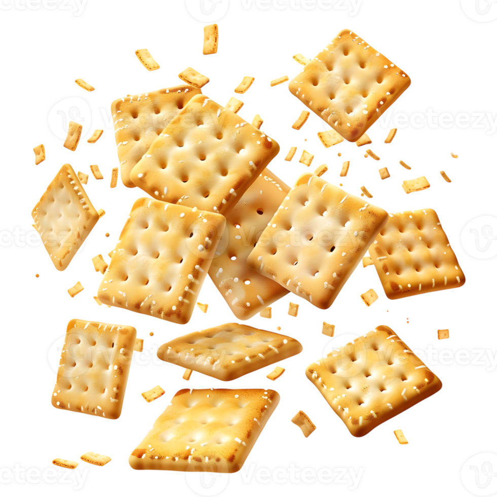 Snacks Falling Down From Air on Transparent background png