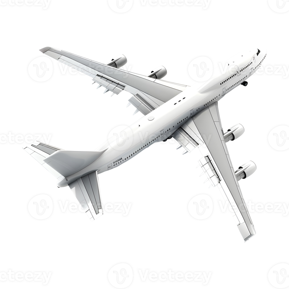 Passenger Airplane on Transparent background png