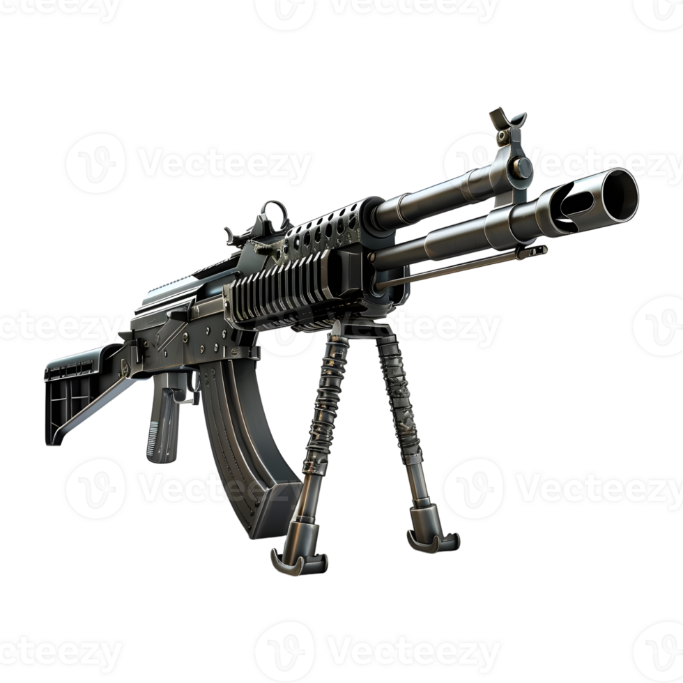 Shooting Rifle of Soldier on Transparent background png