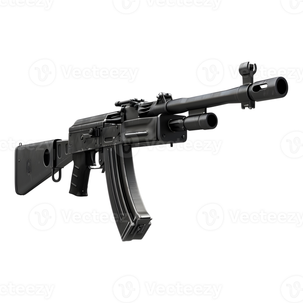 Shooting Rifle of Soldier on Transparent background png