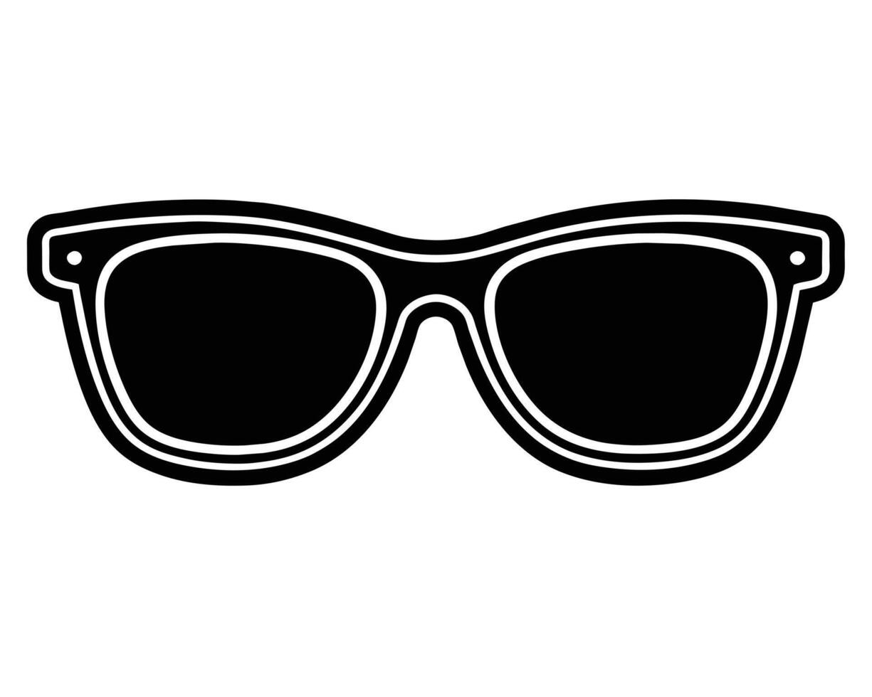 Sunglasses icon Drawing vector