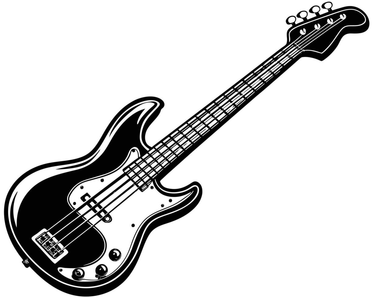 Electric Guitar icon vector
