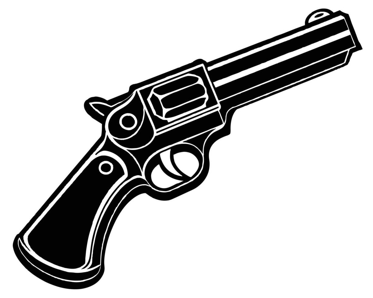 Pistol Gun Icon Illustration vector