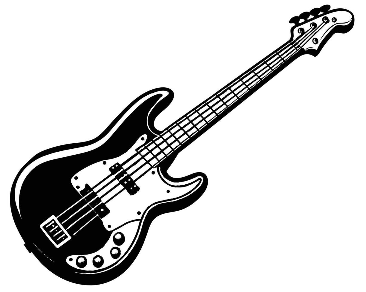 Electric Guitar icon vector