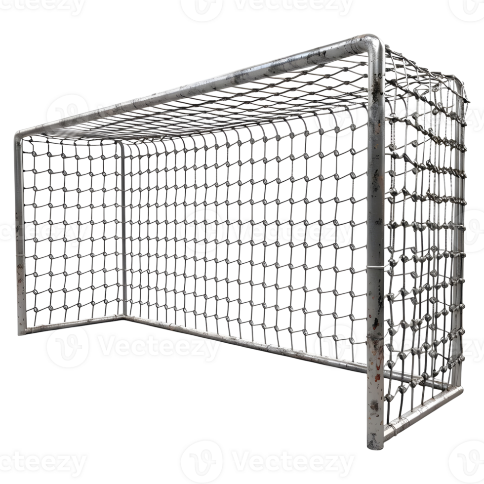 voetbal doel netto Aan transparant achtergrond png