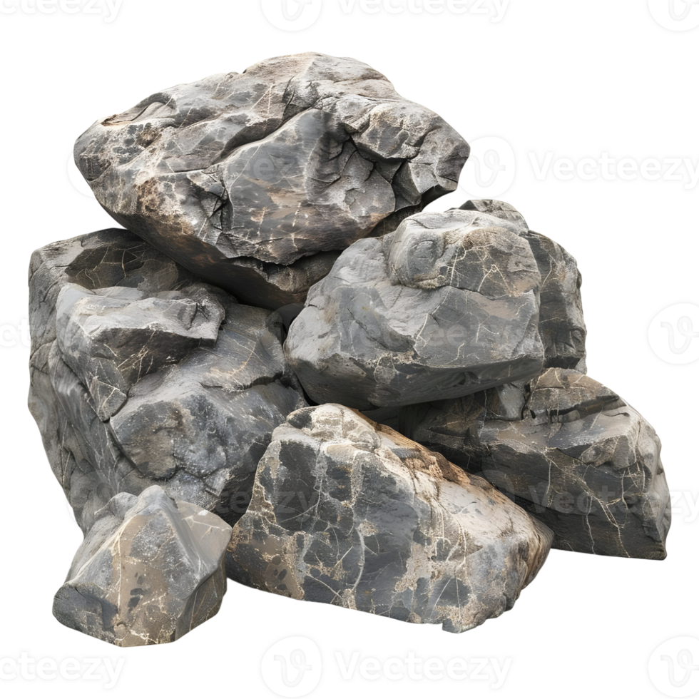 Big Rock Pieces on Transparent background png