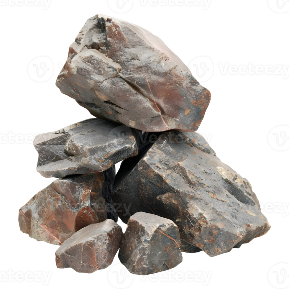 Big Rock Pieces on Transparent background png