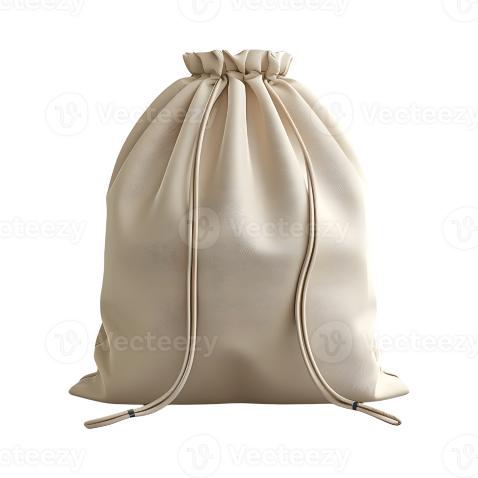 Bag Full of Items on Transparent background png