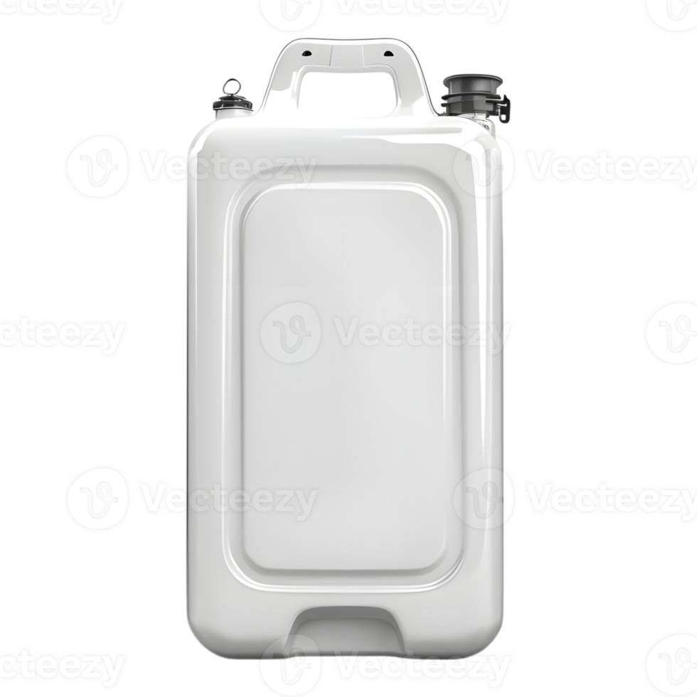 White Big Plastic Bottle on Transparent background png