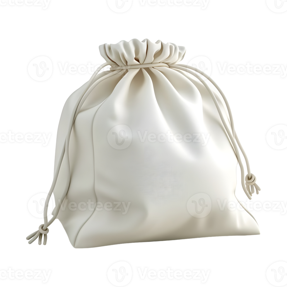 Bag Full of Items on Transparent background png