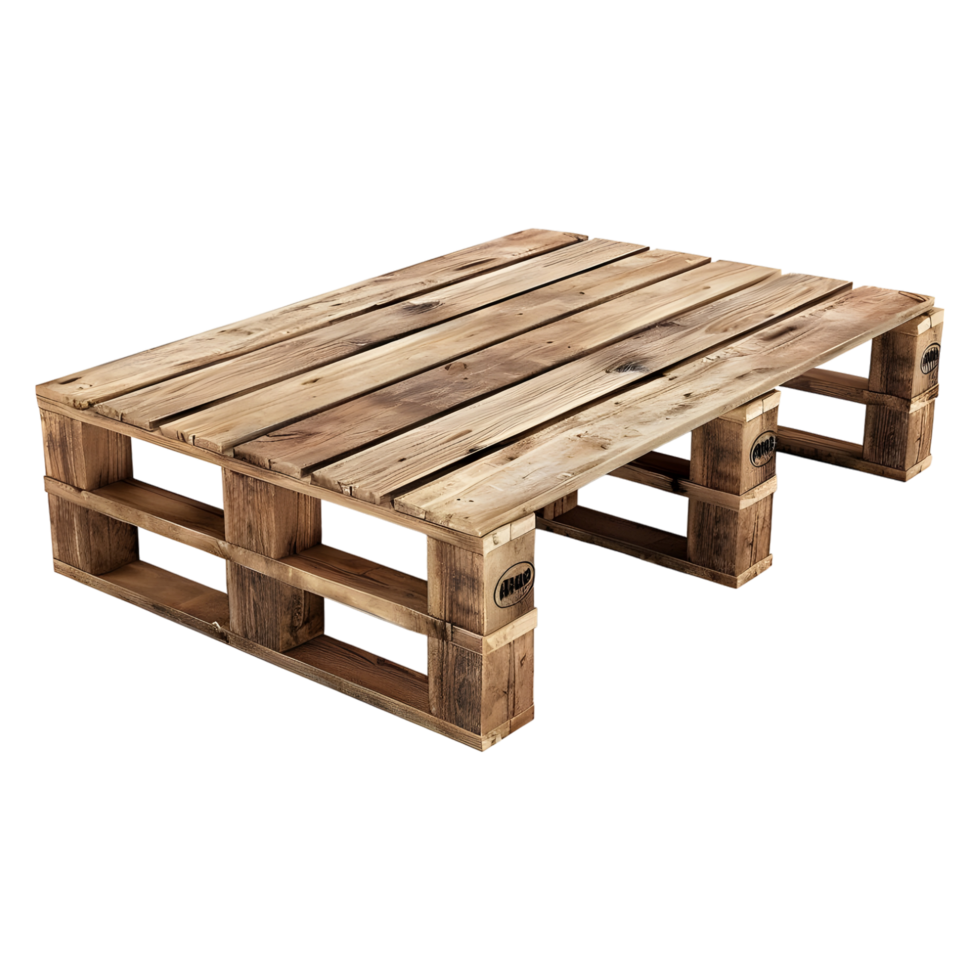 blanco houten rek of tafel Aan transparant achtergrond png