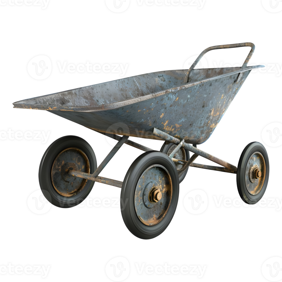 Wheel Barrow on Transparent background png