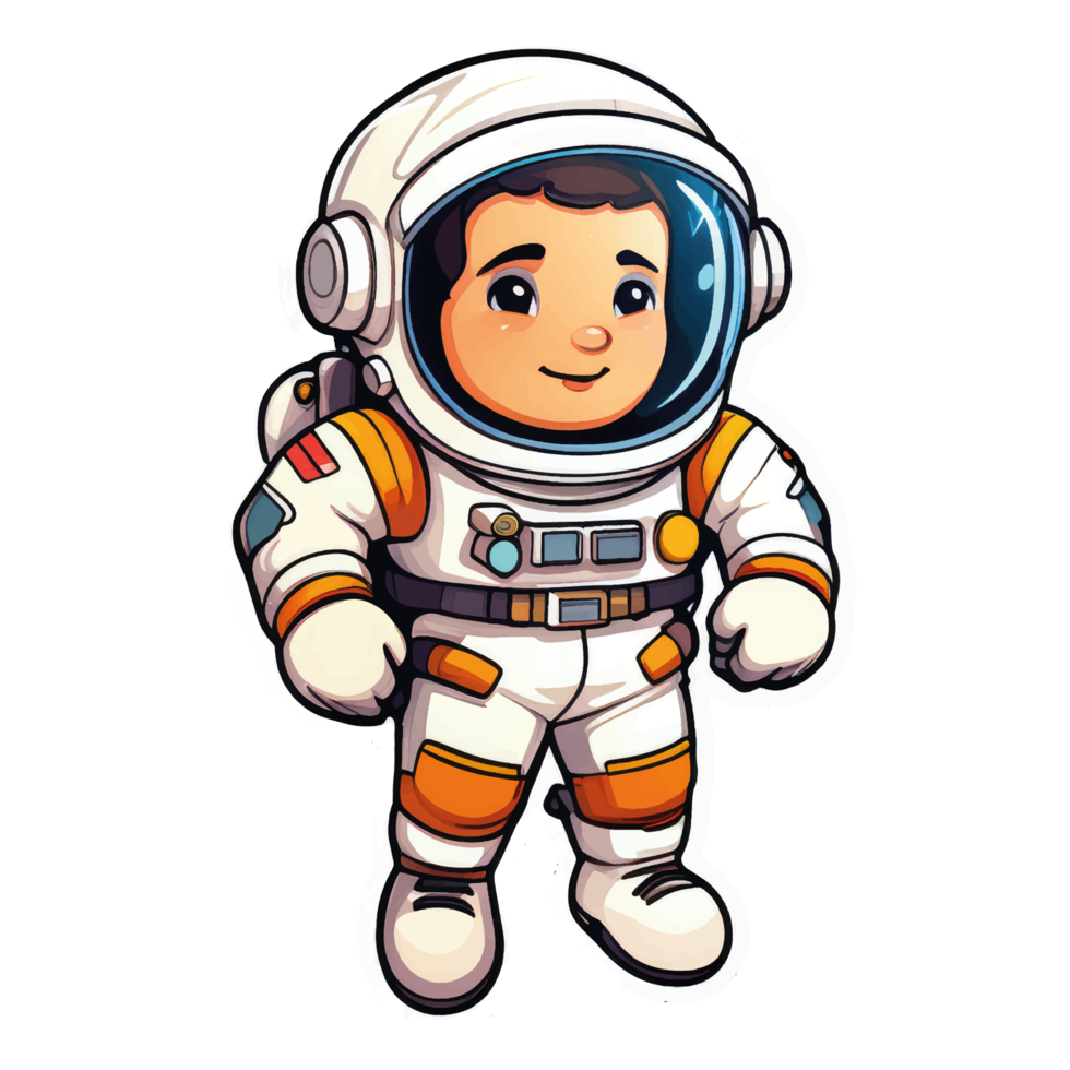 illustration av ett astronaut barn png