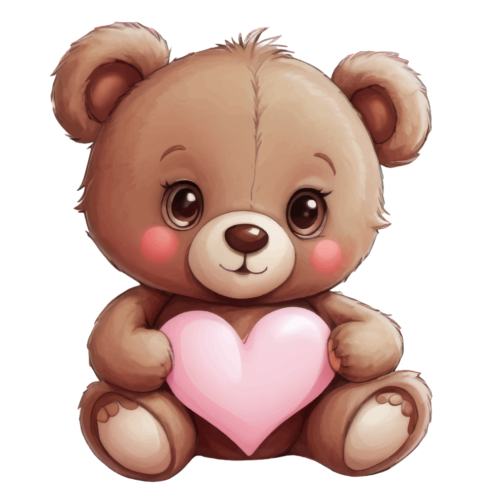 illustration d'ours en peluche png