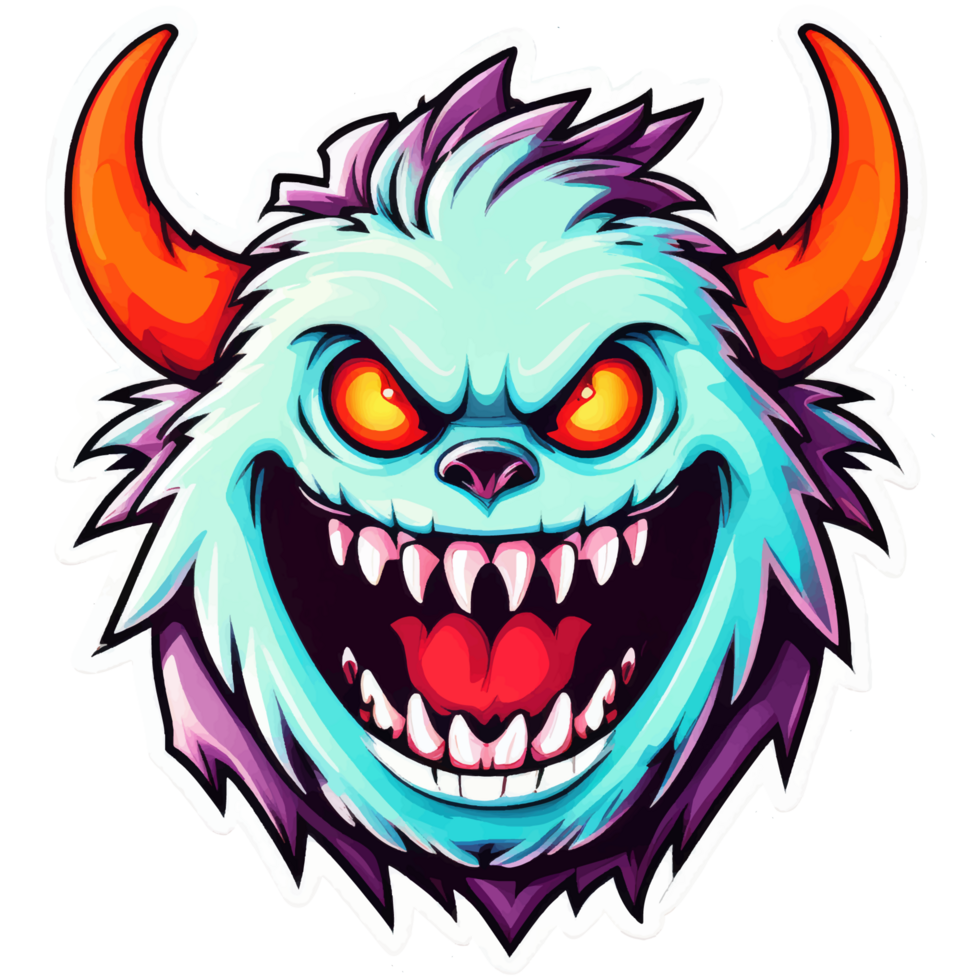 cute monster stickers png